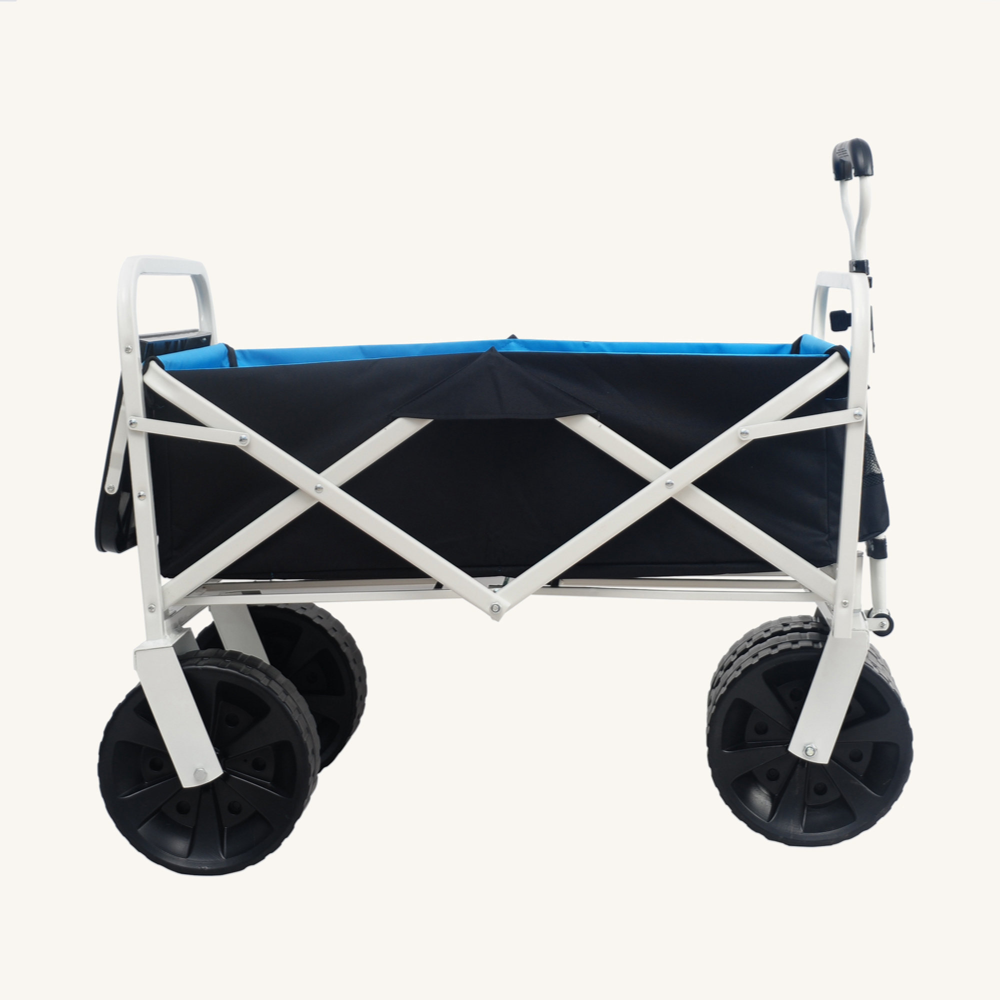 Tech Cube Chariot De Plage Pliant Wagon Garden Blanc Wayfair Canada